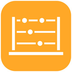 Obraz premium Abacus vector icon illustration of Children Toys iconset.