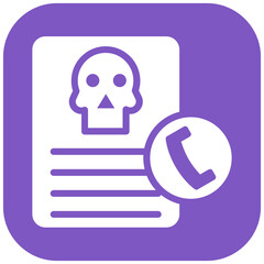 Death Announcement vector icon illustration of Funeral iconset.