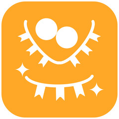 Garlands vector icon illustration of Party and Celebration iconset.