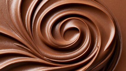 A rich mocha mousse background featuring smooth chocolate swirls and soft coffee-colored textures.