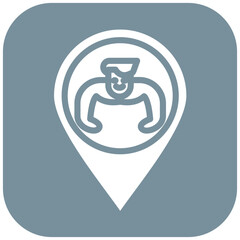 Placeholder vector icon illustration of Pilates iconset.
