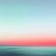Obraz premium Minimalistic Horizon Gradient with Pastel Color Tones