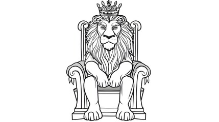 coloring book for kids, cute animal theme. can be printed or colored using digital equipment