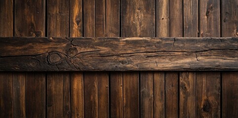 Dark Wood Texture Background Surface Top View. Old and Weathered. Detailed Grain Texture. Natural Organic Texture. Deep Dark Tones. Ideal for Rustic or Vintage Backgrounds. Textured Designs Template