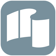 Italian Tricolor Ribbon vector icon illustration of Italy iconset.