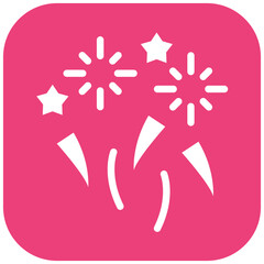 Fireworks vector icon illustration of Festa Junina iconset.