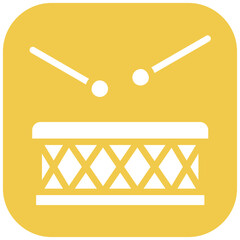 Traditional Drums vector icon illustration of Festa Junina iconset.