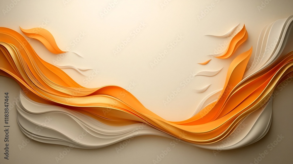 Poster intricate mesmerizing patterns of gleaming golden and bronzed tendrils gracefully winding across a t