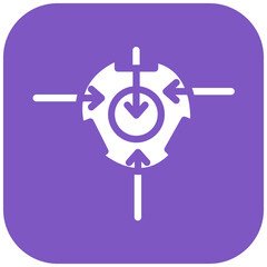 Containment Protocol vector icon illustration of Infectious Diseases iconset.