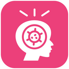 Infection Cluster vector icon illustration of Infectious Diseases iconset.