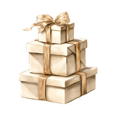 Antique Christmas Clipart Vector Illustration