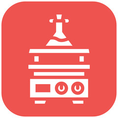 Analytical Balance vector icon illustration of Lab iconset.