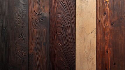 **A rustic wood-inspired gradient merging deep chocolate brown