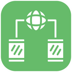 Network Compatibility vector icon illustration of Networking iconset.