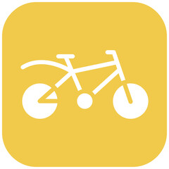 Bicycles vector icon illustration of Outdoor Fun iconset.