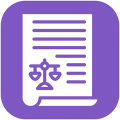 Report vector icon illustration of Law & Legislation iconset.