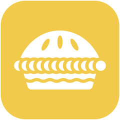 Meat Pie vector icon illustration of Street Food iconset.