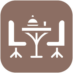 Food Table vector icon illustration of Street Food iconset.