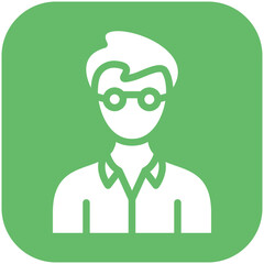 Teacher Male vector icon illustration of Business Training iconset.