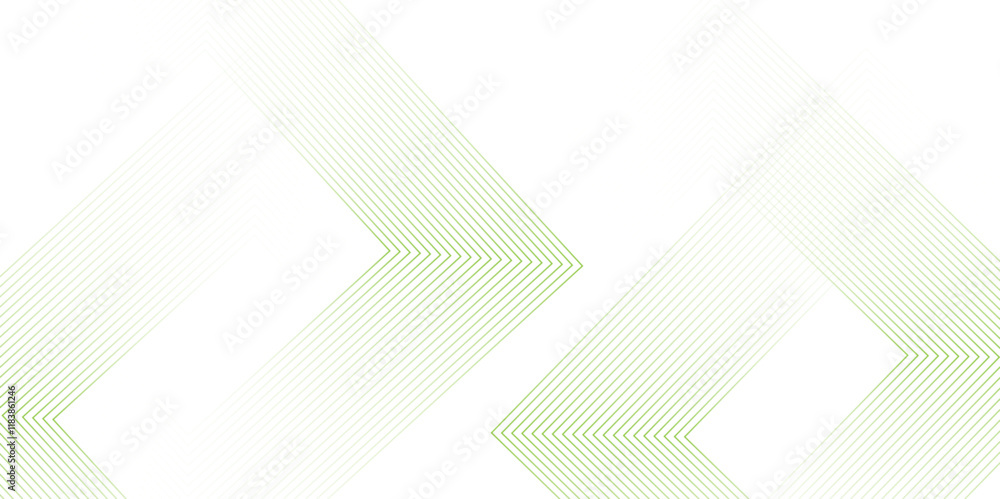 Poster abstract green neon geometric light technology digital hi tech concept background. vector illustrati