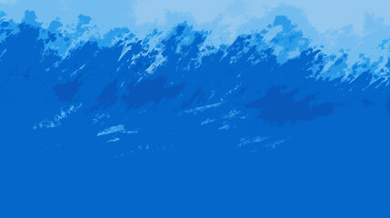 Fototapeta premium Abstract wave background with copy space