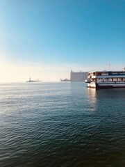 sunset over the sea from in Istanbul