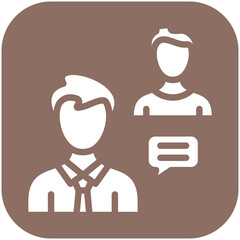 Consultant vector icon illustration of Gig Economy iconset.