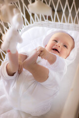 baby in a blanket
