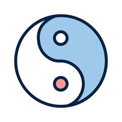Yin Yang symbol representing balance and harmony in wellness