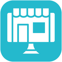 Online Store vector icon illustration of Fashion Ecommerce iconset.