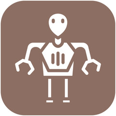 Science Fiction vector icon illustration of Robotics iconset.