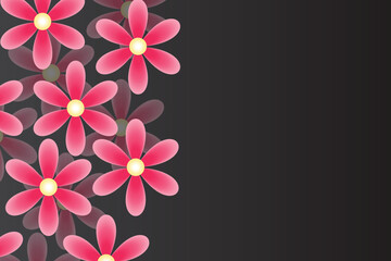 Obraz premium floral background vector art fullcolor