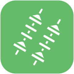 Canape vector icon illustration of Catering iconset.