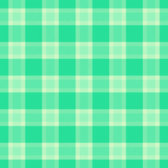Inspiration vector seamless textile, paper check tartan plaid. 1960s pattern fabric background texture in mint and light colors.