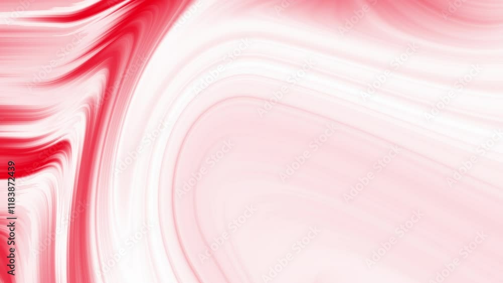 Poster dynamic flowing red and white abstract background illustrating modern artistic concepts