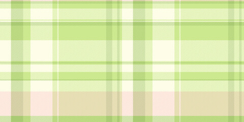 Premium seamless texture check, colourful pattern fabric background. Size vector textile plaid tartan in light and lime colors.
