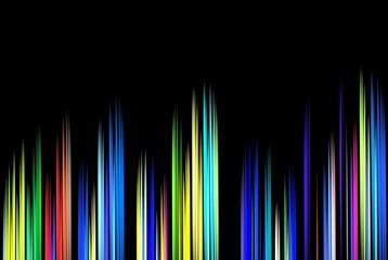 Computer generated fractal pattern and shape