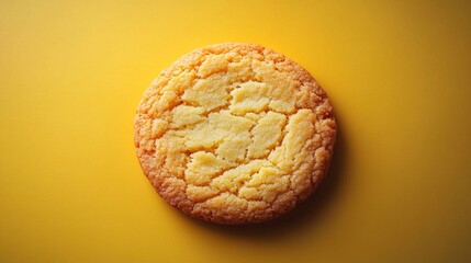 Cookie on a Solid Background