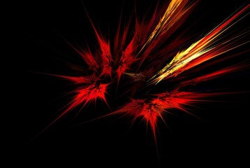 Computer generated fractal pattern and shape