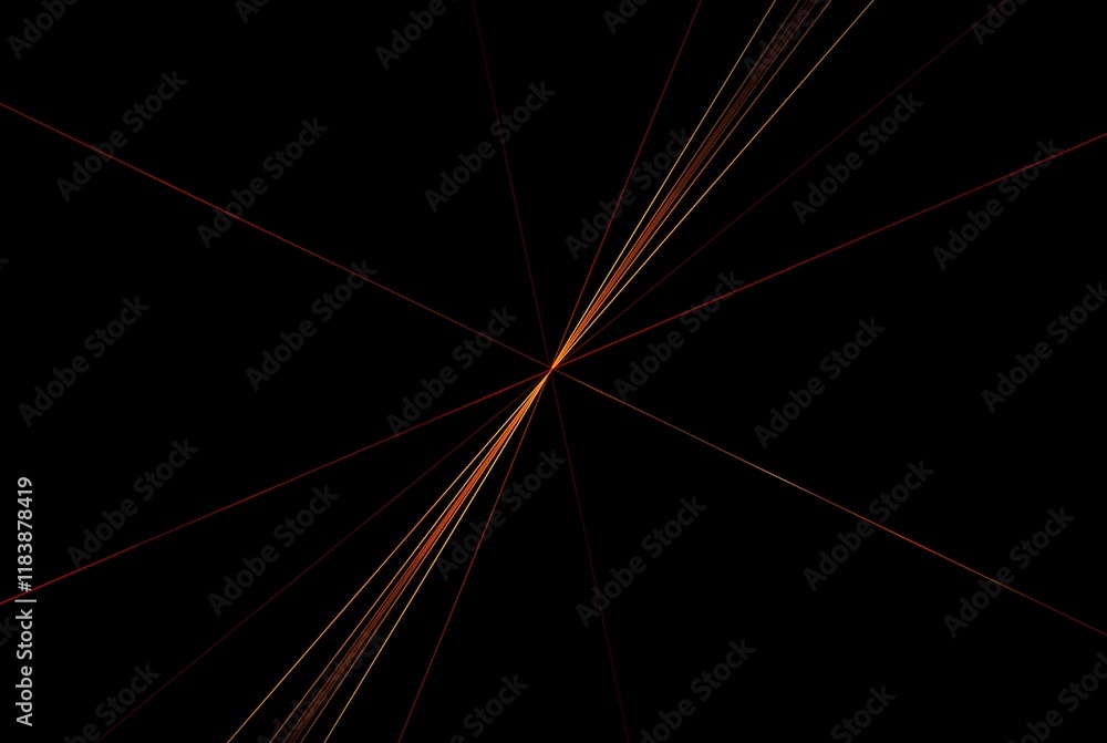 Poster computer generated fractal pattern and shape