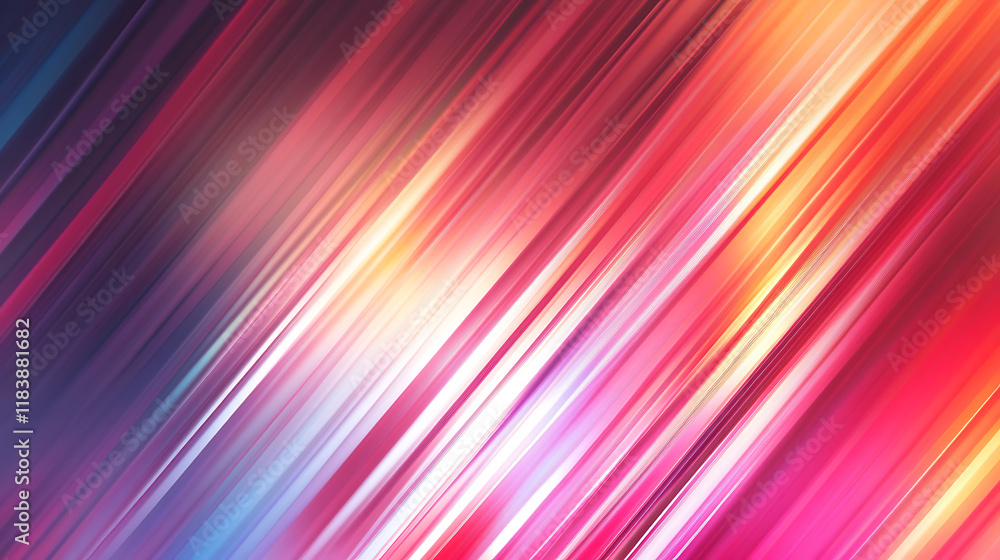 Aufkleber blur gradient texture with shiny stripes illustration