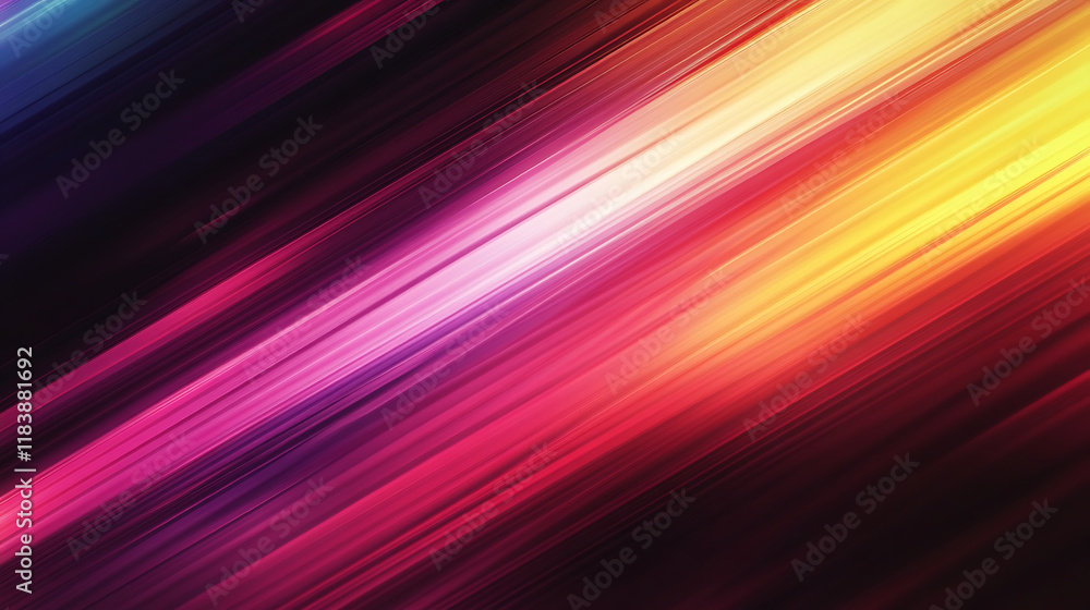 Aufkleber blur gradient texture with shiny stripes illustration