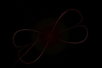 Computer generated fractal pattern and shape