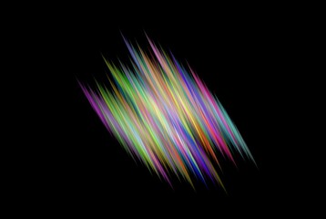Computer generated fractal pattern and shape