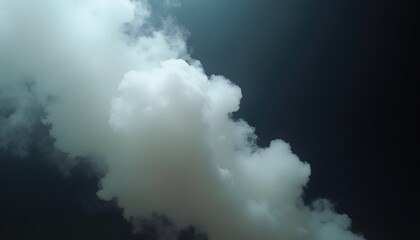 Fototapeta premium Dramatic contrast of light and dark clouds in the sky. A beautiful natural formation.