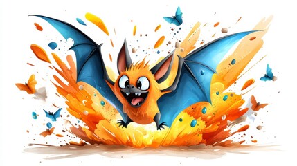 Happy Bat Splash