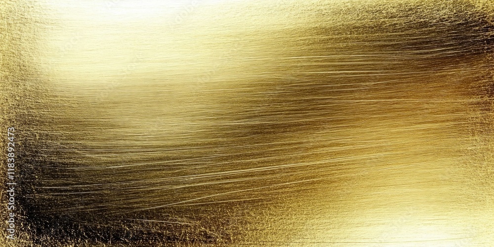 Poster gold texture background with reflections and scratches creating an elegant appearance