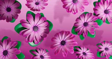 Lilac 3D Cartoon Render Background