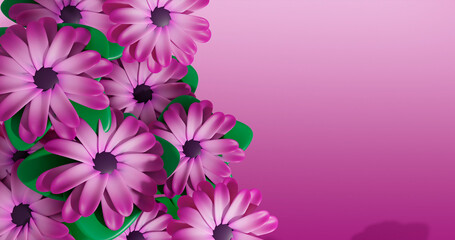 Lilac 3D Cartoon Render Background