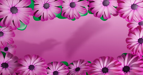 Lilac 3D Cartoon Render Background